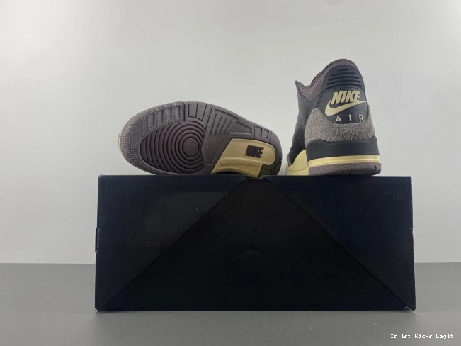 A Air Black FZ4811-001 3 Ma x Maniere Jordan 0609